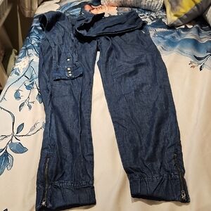 Diesel Denim  Pants with Zipper Details